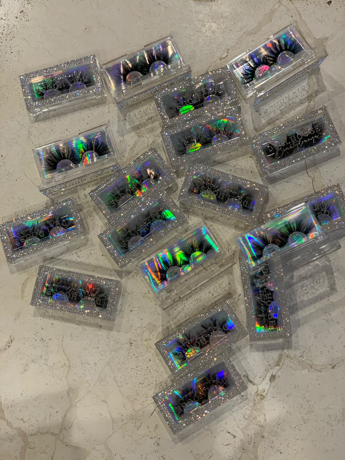 Dollhouse Beauty Lounge lashes lineup second angle
